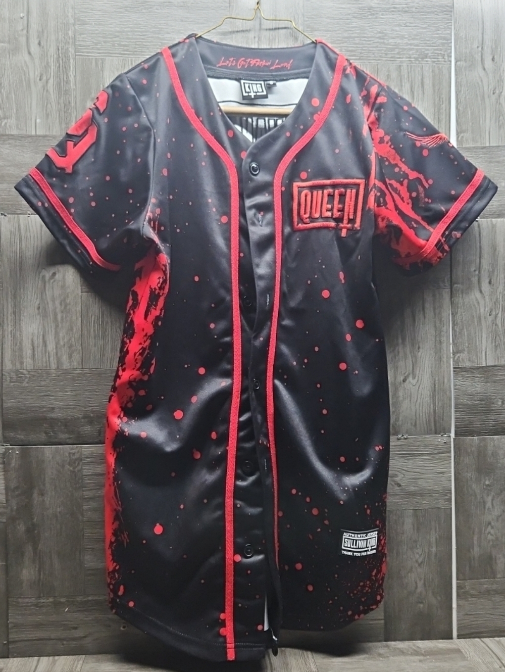 Sullivan King "Queen" Authentic Jersey Size S Thank You For Raging EDM Dubstep